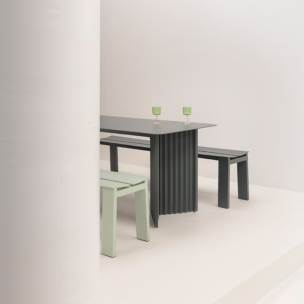 Обеденный стол прямой Plec Dining 240x85 cm