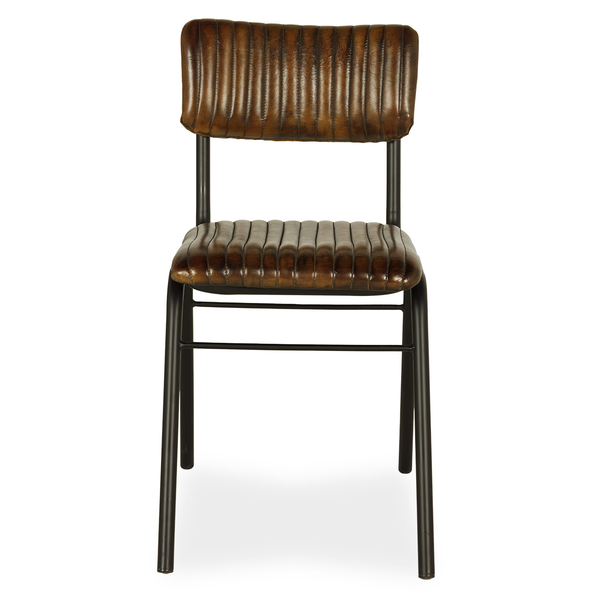 Стул Romina с кожаным сиденьем