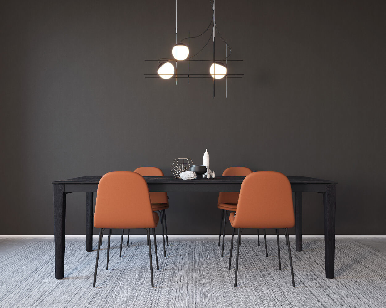 Раздвижной обеденный стол Ilex керамика 220(300)x100
