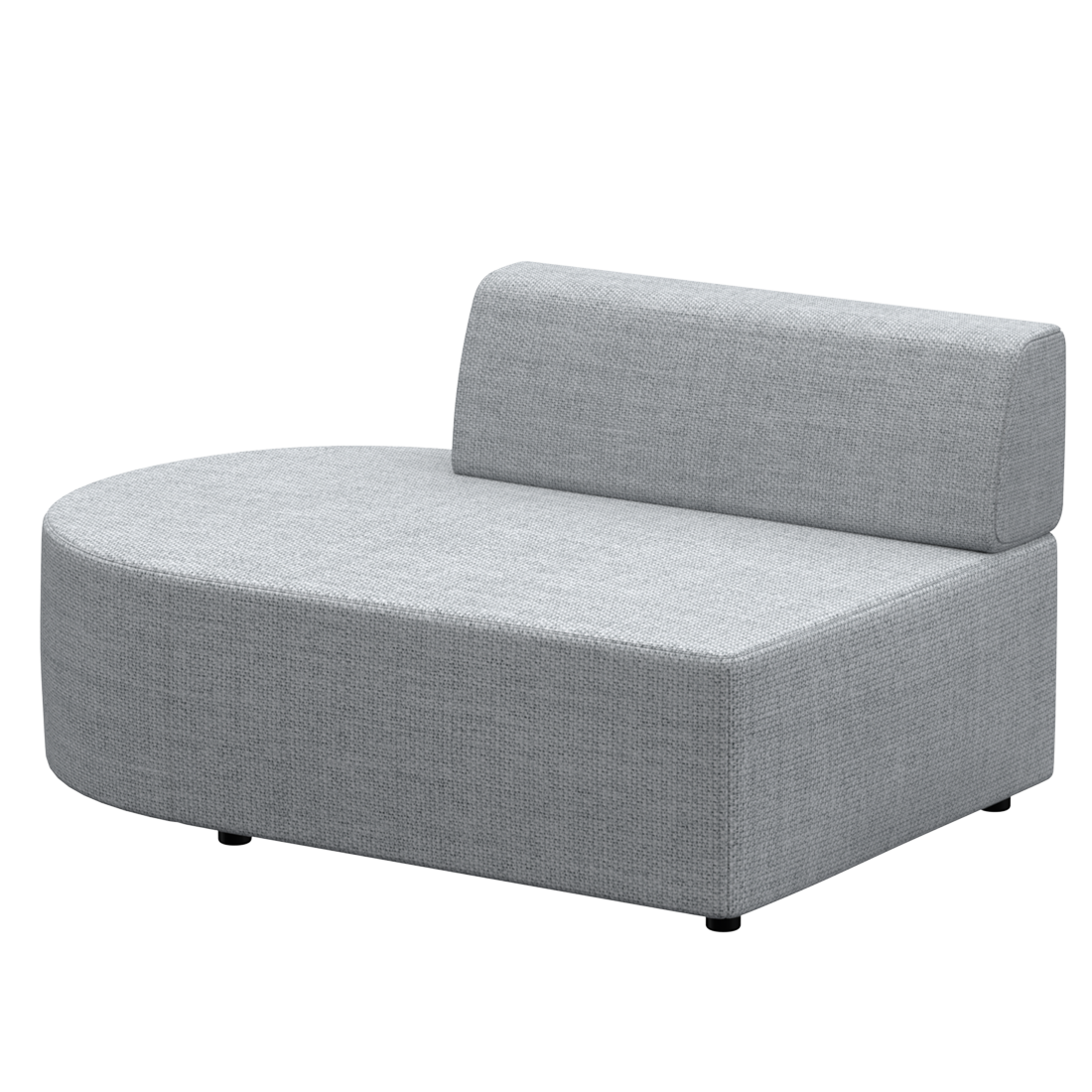 Модульное сиденье Entropy 95x145cm с круглым концом left