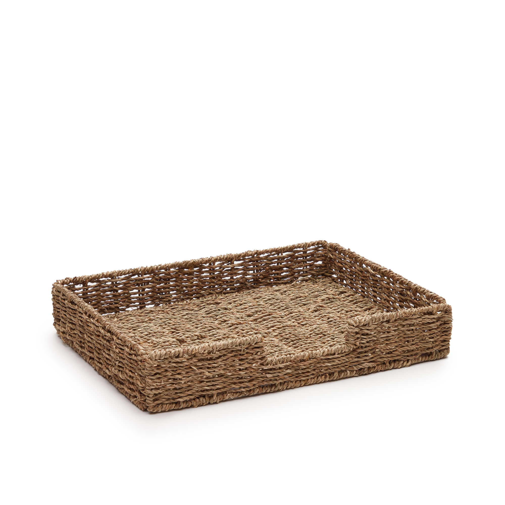 Fliicker storage tray for pet accessories made from natural fibres 