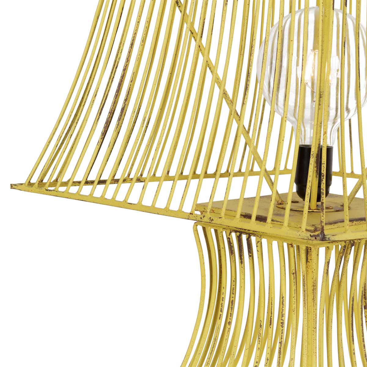 Желтая настольная лампа Simone