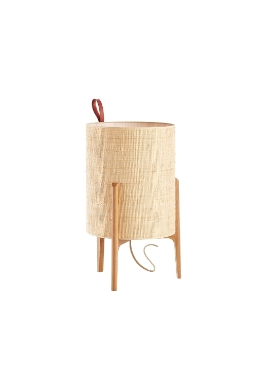 Настольная лампа Greta Ø 20 натуральный дуб/saguran