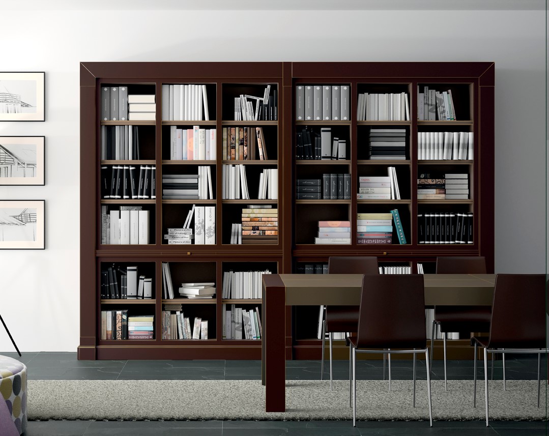 Модульный книжный шкаф Escorial 339 см