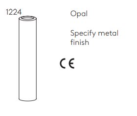 Плафон 1224 Opal
