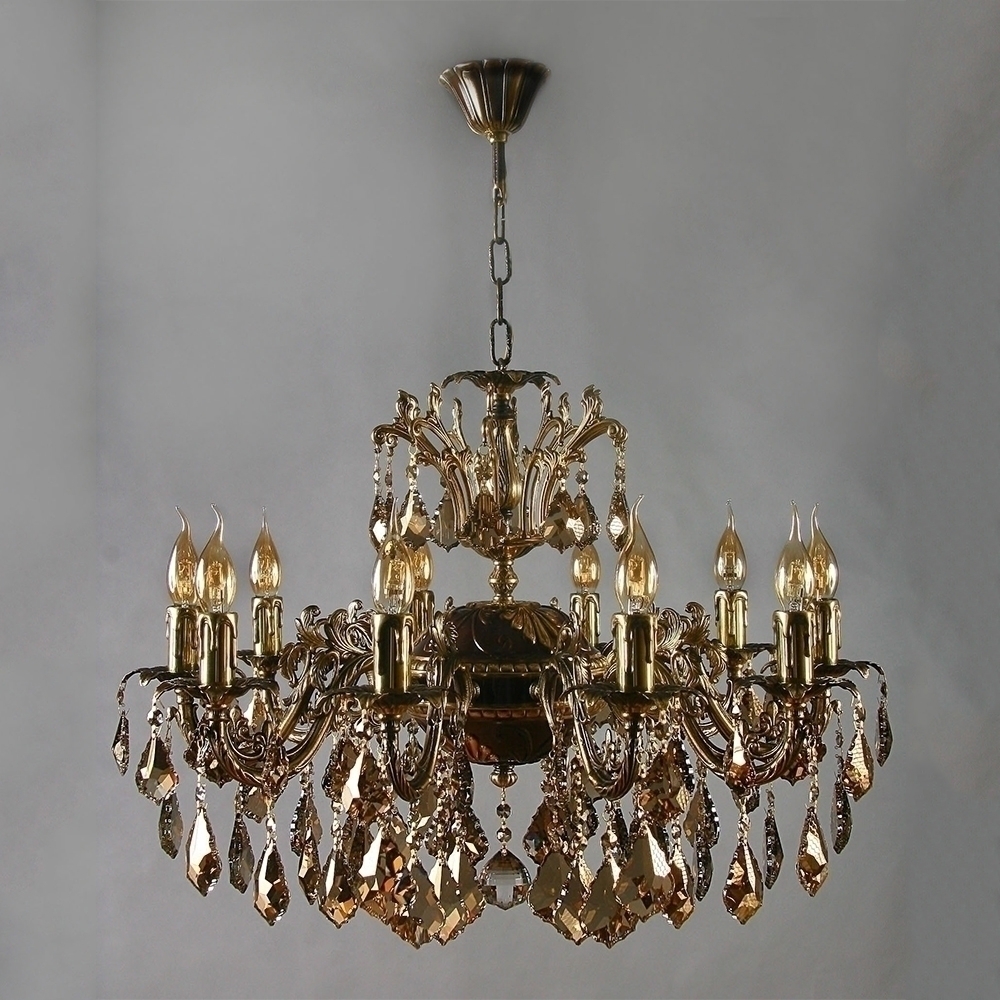 Люстра Granada Ambiente 10L 2118/10 PB Honey Leaf