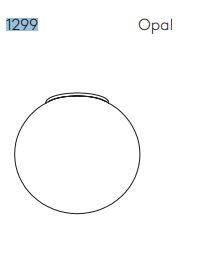 Плафон 1299 Opal