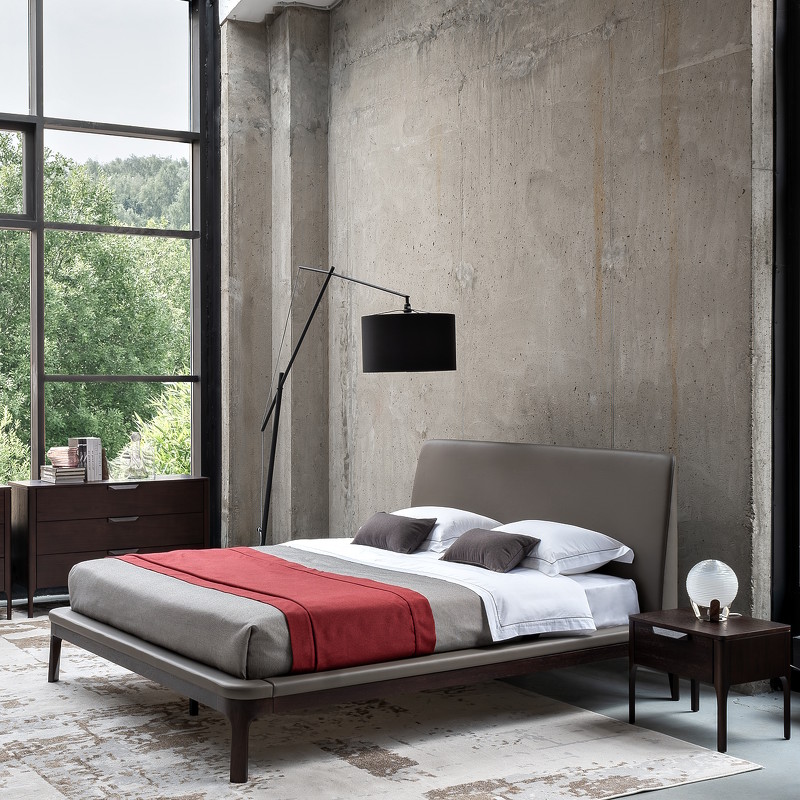 Прикроватная тумбочка RONDA темный орех V36W1