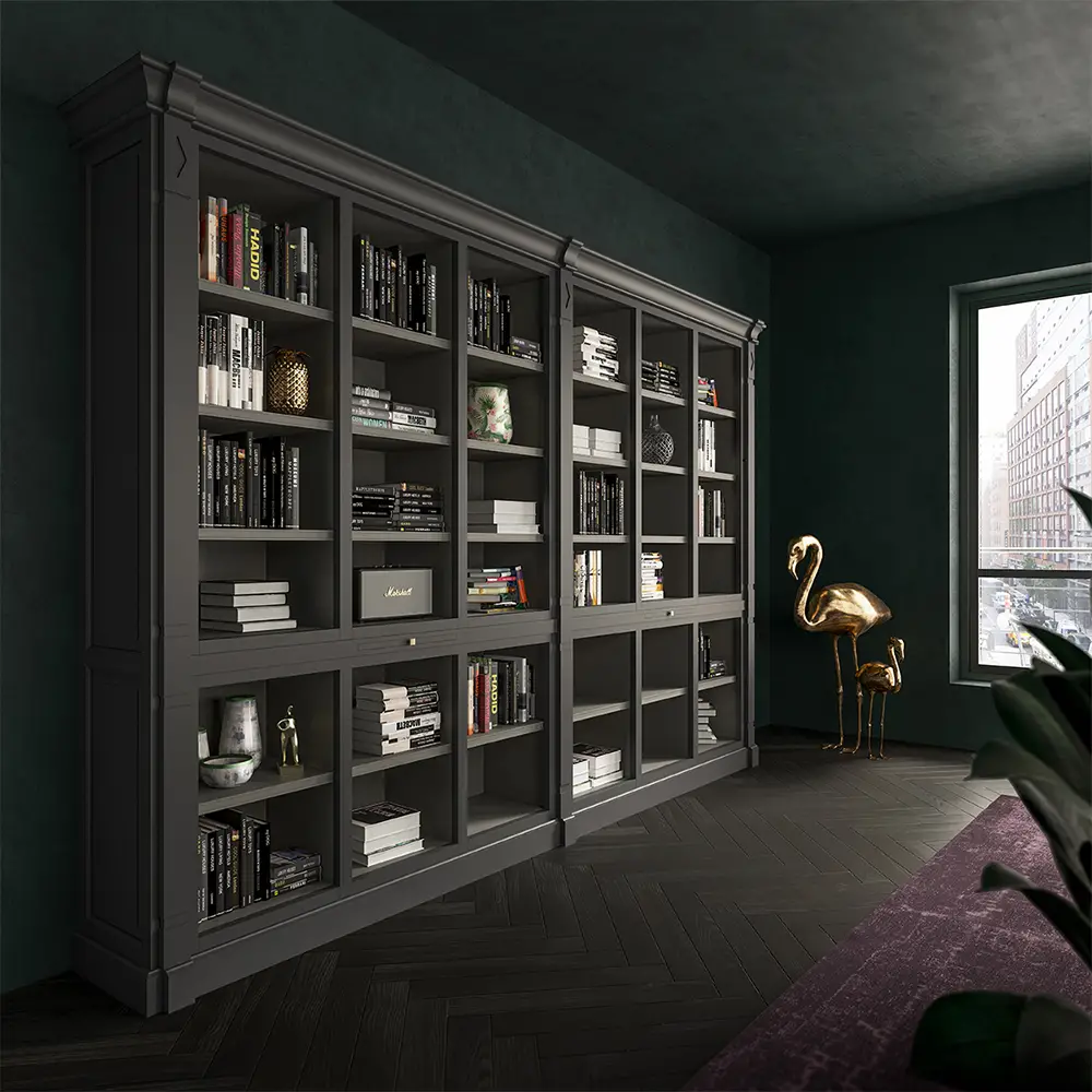 Модульный книжный шкаф Escorial 339 см