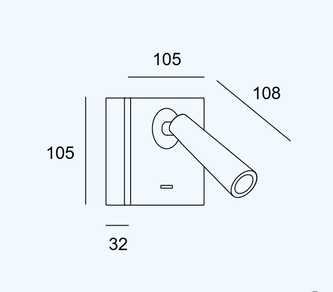 Бра Gamma Mix&Match Round белое 05-6421-14-14