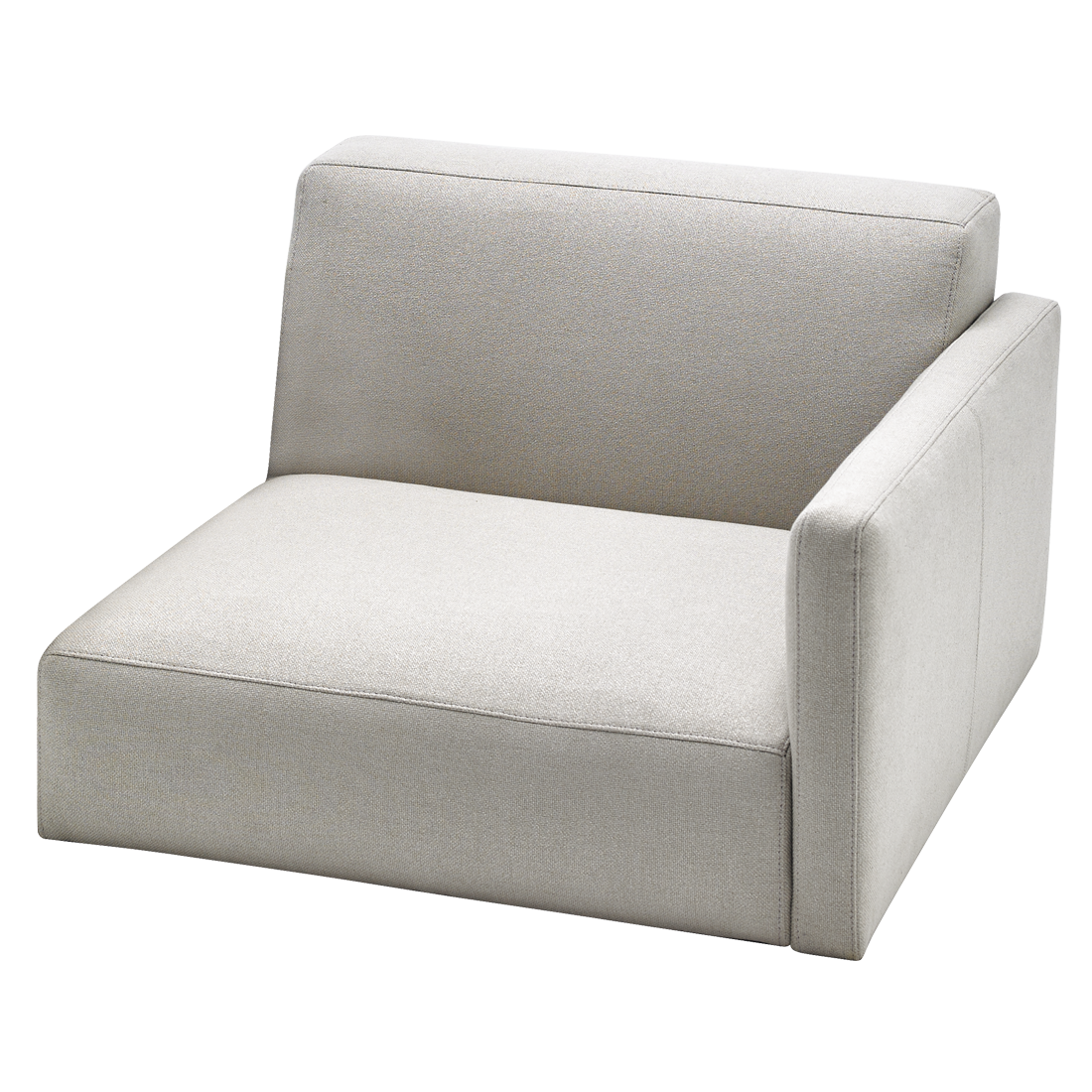 Сиденье для дивана ESCALAS со спинкой и низким подлокотником right end