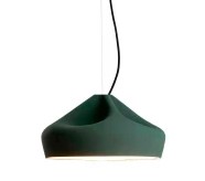 Подвесной светильник Pleat Box LED 47 темно-зеленый / белый