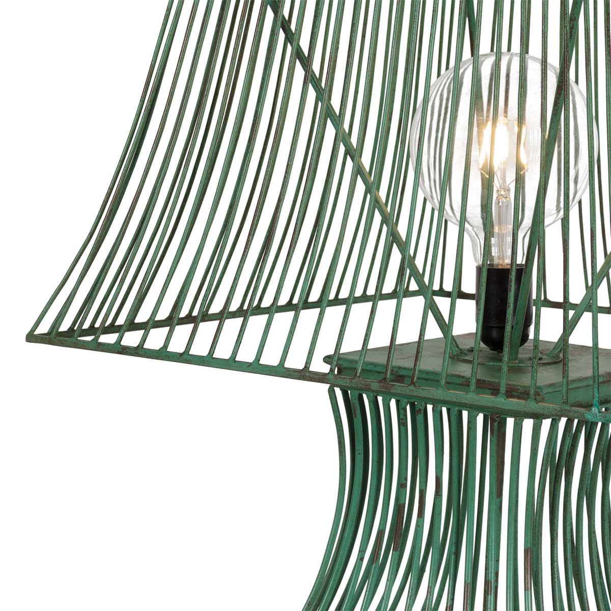 Зеленая настольная лампа Simone