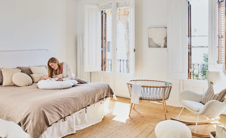 Кроватка из ясеня Leonela 97 x 62 см