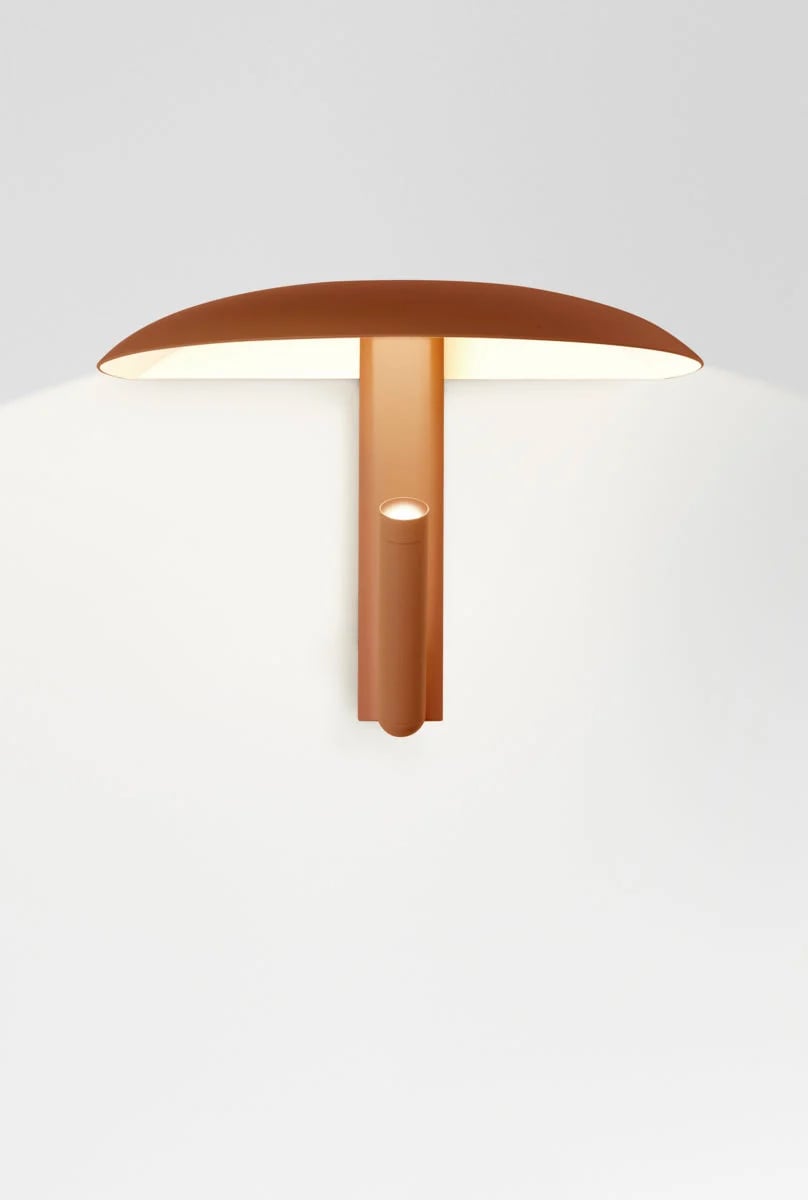 Настенный светильник Konoha терракотовый