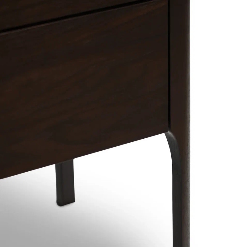 Витрина RONDA темный орех V36W1