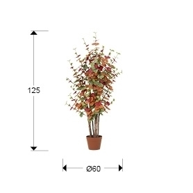Eucalipto color h120 Искусственное растение набор из 2 шт