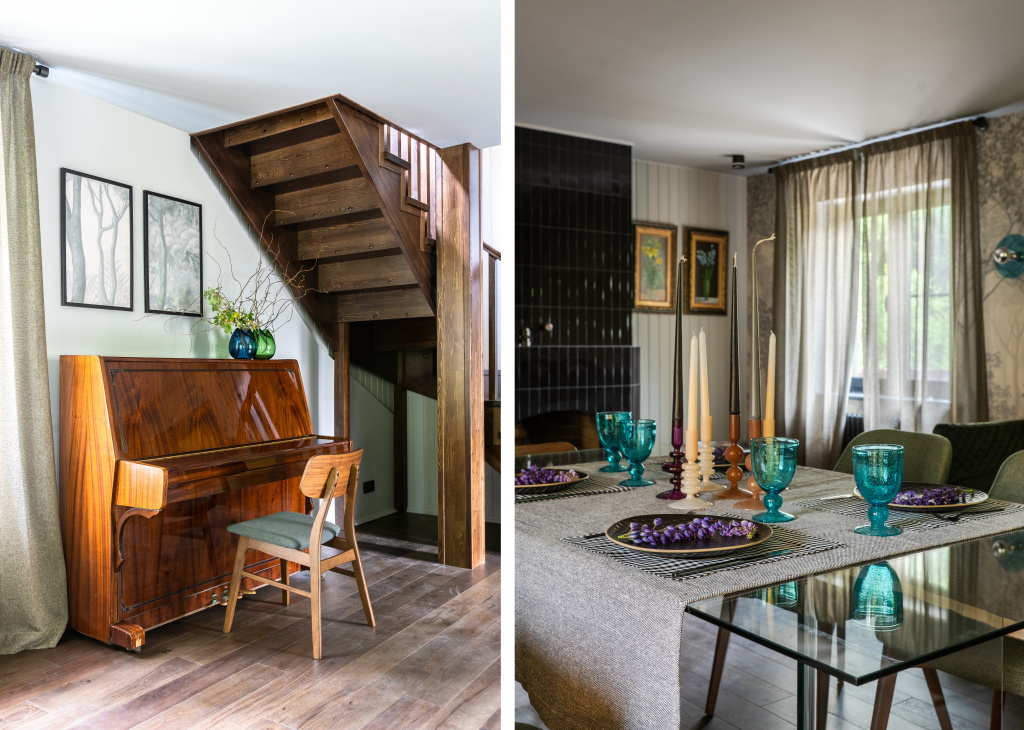 Проект Ирины Татарниковой «Дом в Звенигороде» с мебелью и светом Barcelona Design