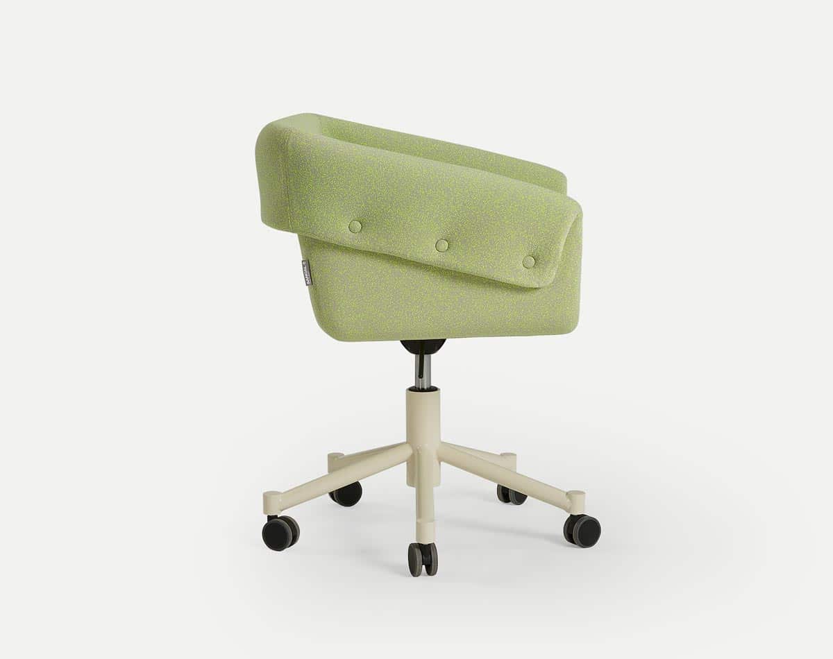 Стул Collar с регулируемой высотой на колесиках