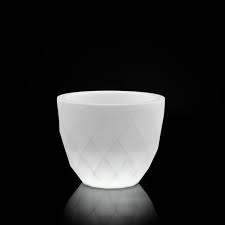 Кашпо Vases Nano матовое LED Ø14x12