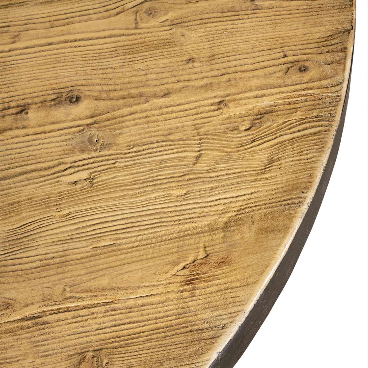 Стол Sonsu черный ваби-саби Ø150