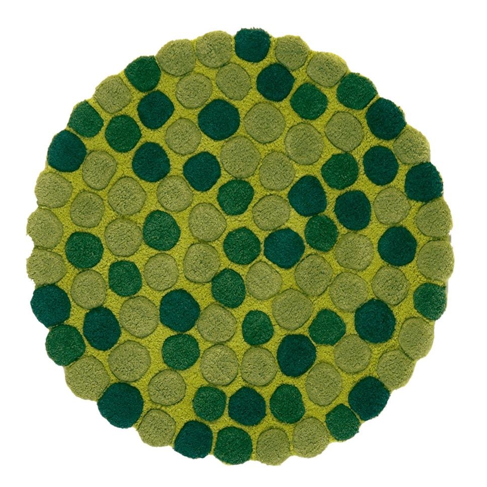Круглый Зеленый Ковер Купить фото 23