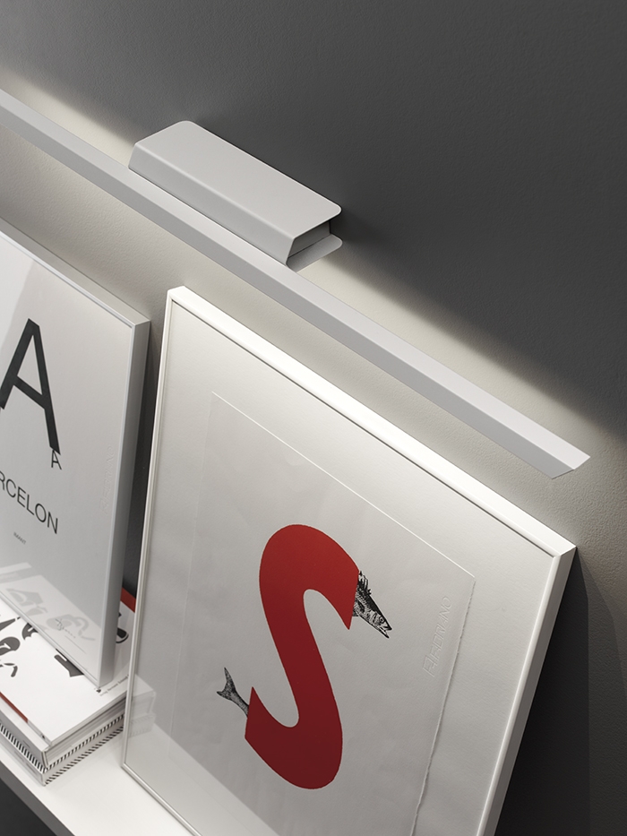 Бра Carpyen Lineal 40 cm матовый никель