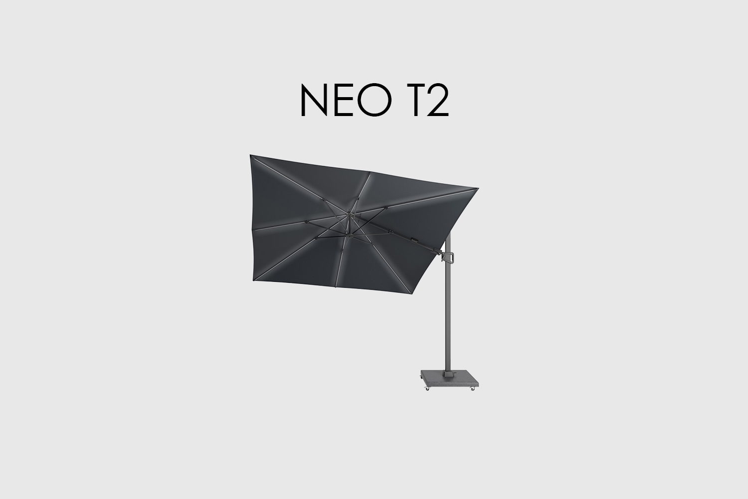 Зонт Challenger NEO T2 LED 300x300 с системой свечения