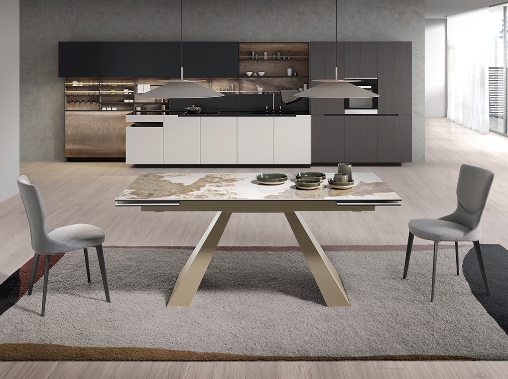 Стул 4131/A206 из серой ткани