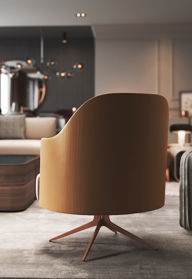 Кресло поворотное Flamingo