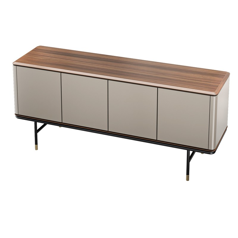 Буфет ALTEA шпон ореха F, бежевый матовый лак