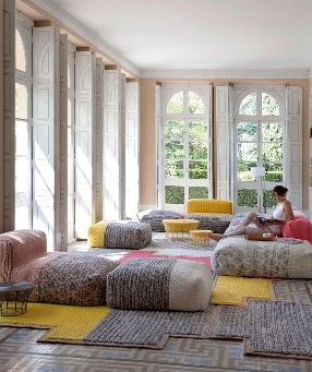 Пуф Mangas Space Plait Yellow