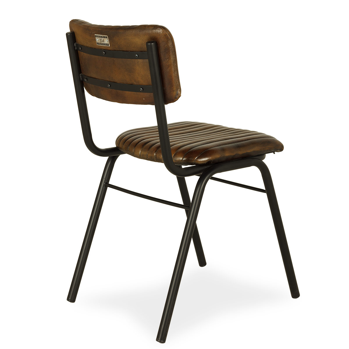 Стул Romina с кожаным сиденьем