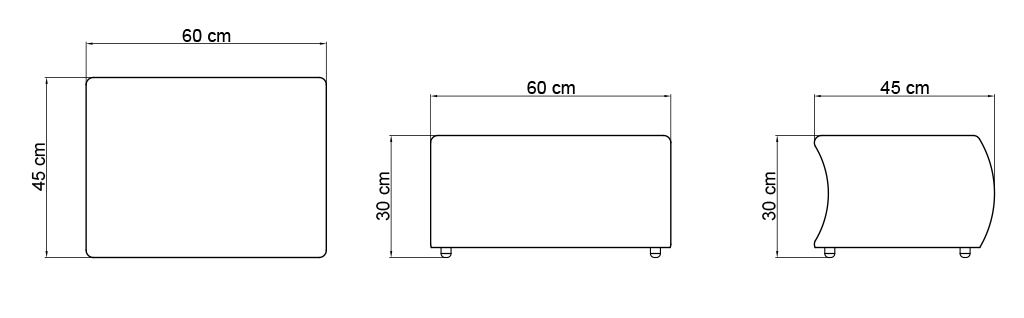 Банкетка Dynasty WHITE MUSHROOM