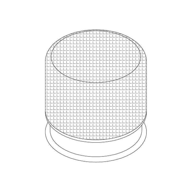 Пуфик ALTEA экокожа PU162, черный матовый лак
