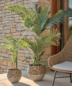 Пальма искусственная Palmera с черным горшком 70 см