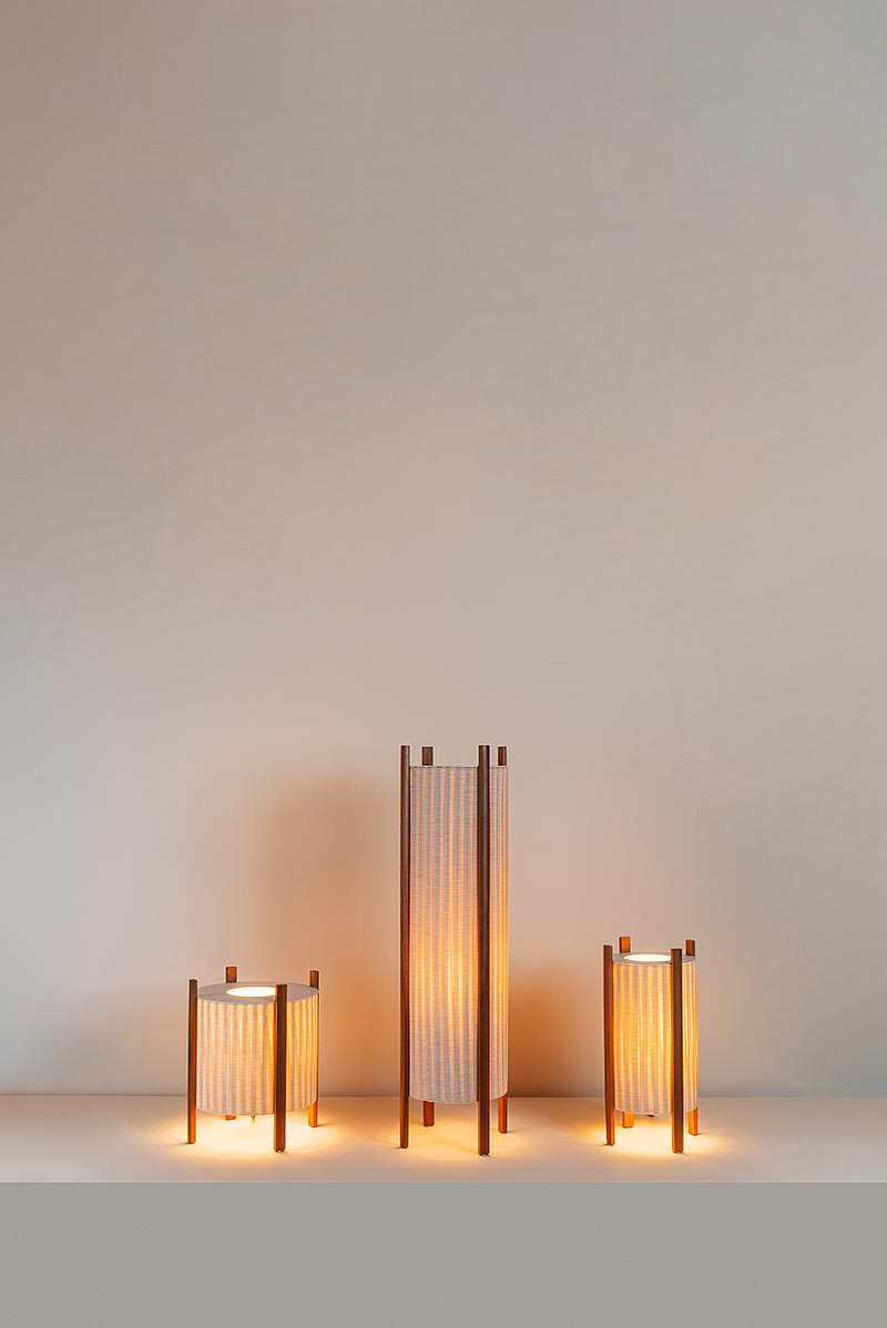 Напольный светильник Rol 45 дерево