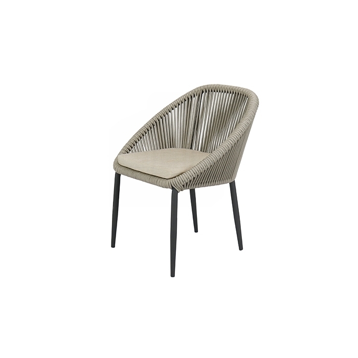 Стул обеденный RODONA BEIGE-CARBON