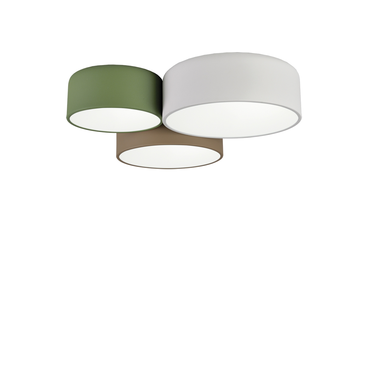 Плафон Pot 24210/60-I Белый/Бежевый/Оливковый