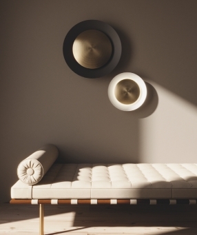 Бра Coss 40 cm черное + диффузор 25 cm латунь