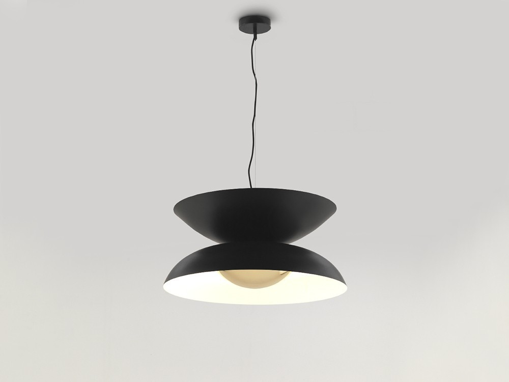 Подвесной светильник Yoyo - латунный диффузор