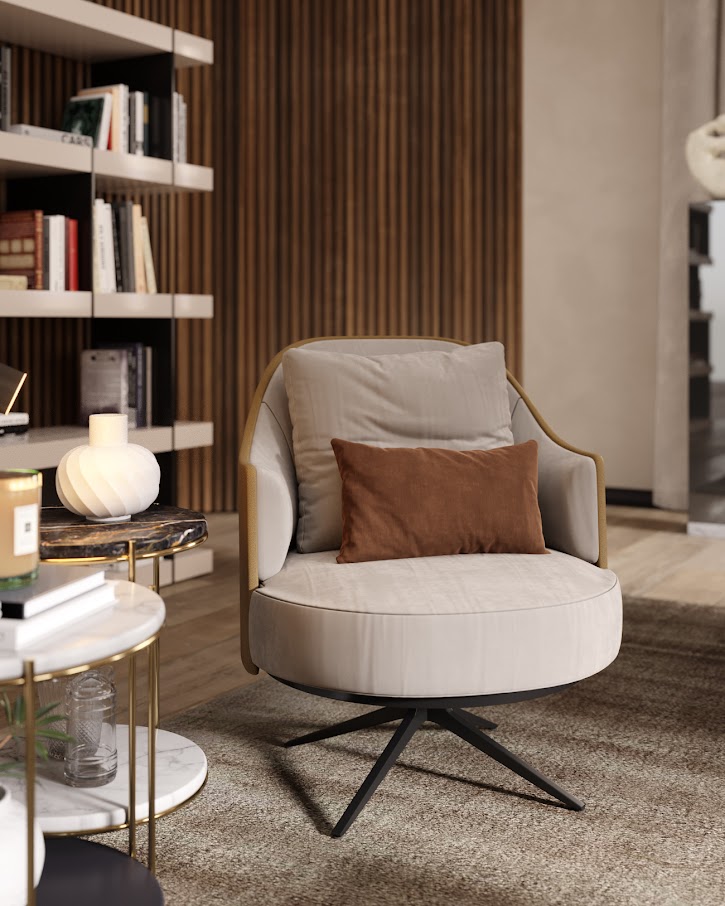 Кресло поворотное Flamingo