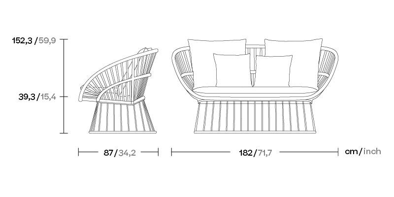 Диван Cala KS2700700