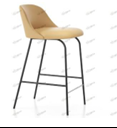 Барный стул Aleta Counter Stool Base низкая спинка с мягкой обивкой
