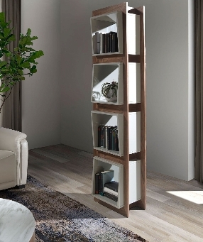 Стеллаж Equilibrio 829DP /3027 жемчужно-серый