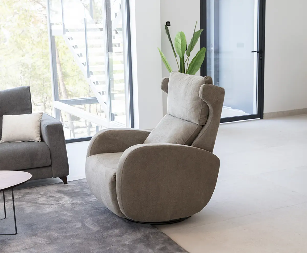 Кресло-реклайнер Kim Powerlift отделка Lyon 206