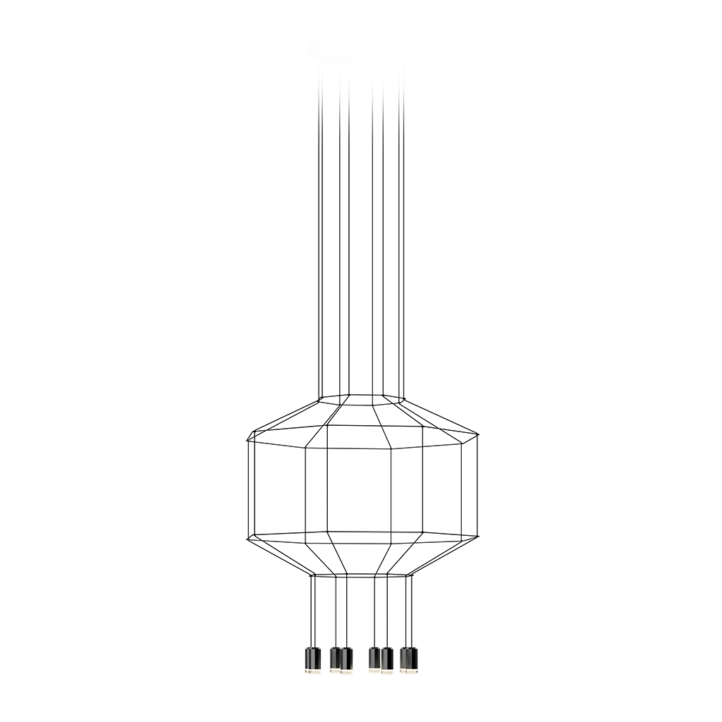 Подвесной светильник Wireflow восьмиугольный 0301