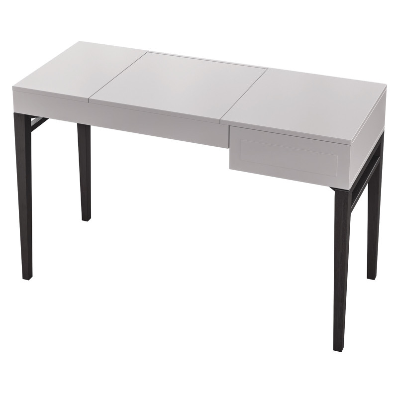 Туалетный столик MARBELLA шпон ореха W, матовый серо-бежевый лак