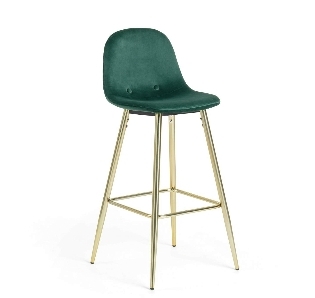 Барный стул Nilson темно-зеленый