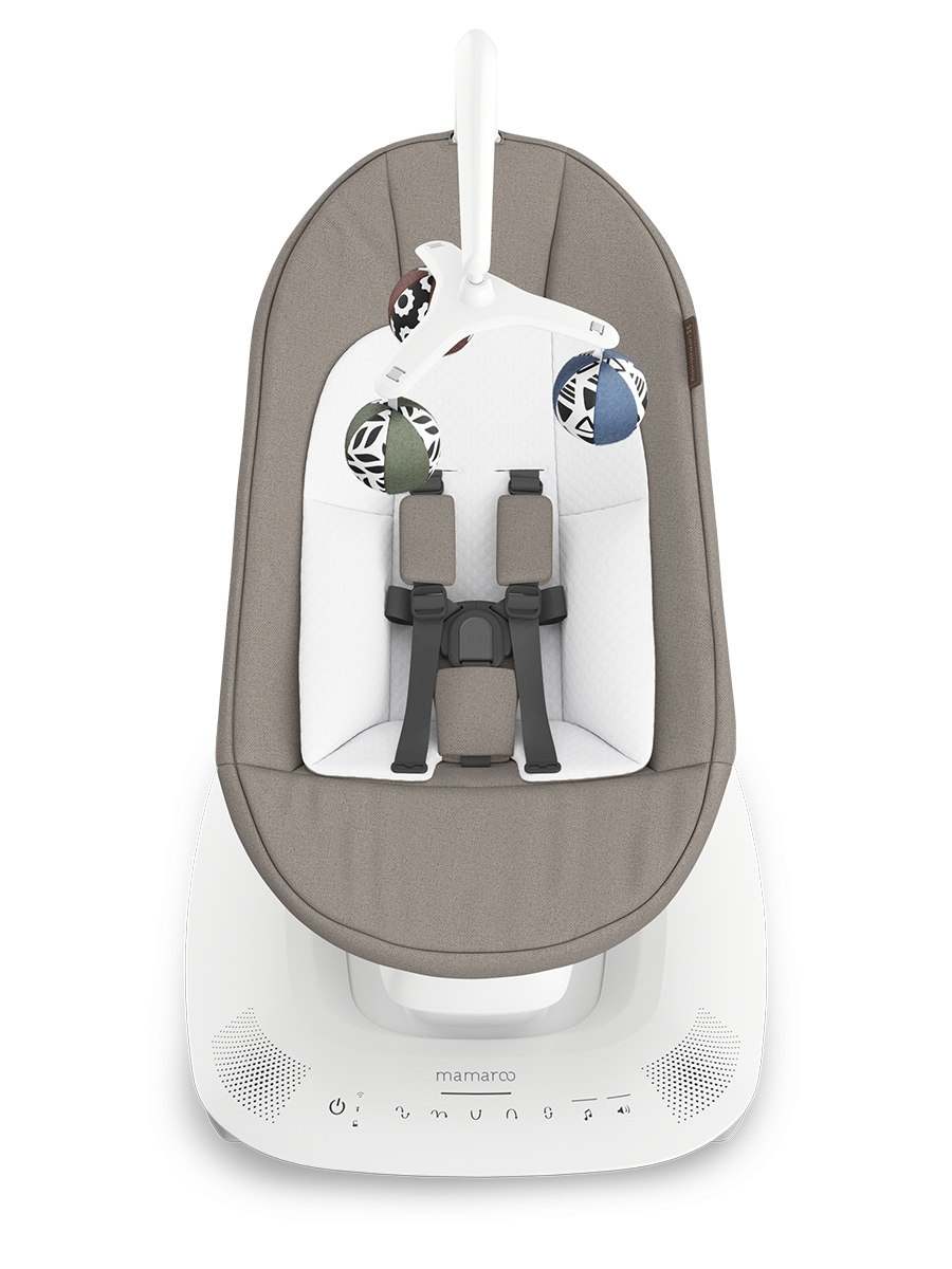Кресло-качалка UPPAbaby Mamaroo  Wells - Dark Taupe Melange